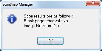 Follows the settings configured in [Scan Button Settings]. Displays the "ScanSnap Setup Window" (page 43). You can configure the scan settings in this window.