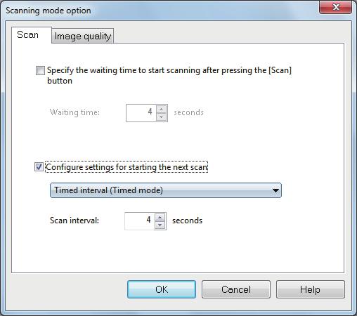 Scanning Documents Using Timed Mode 4. Click the [OK] button to close all open windows. 5. Place a document with the scanned side face-up in the scan area of the ScanSnap.
