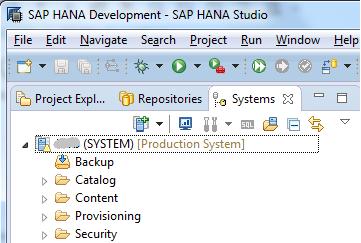 5) You should now have a new connection with your specific user ID for the HANA system.