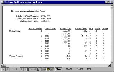 Auditron Report Software Overview This software provides access only to the Auditron information described in these instructions.