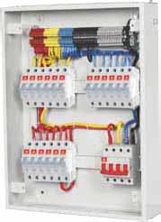 SPECIAL APPLICATION DISTRIBUTION BOARDS TPN Prewired Range TPN SD 4, 6, 8 & 12W Specification Features outgoing wires wiring for easy identification of R, Y & B Phases & Neutral from DB without