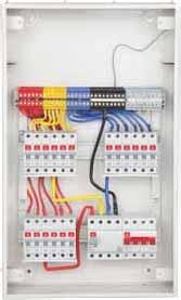 TPN Prewired (with Cable End Box) Range TPN DD 4, 6, 8 & 12W Specification Features outgoing wires wiring for easy identification of R, Y & B Phases & Neutral from DB without loosening the internal