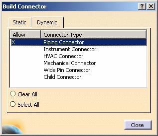 Defining Dynamic Connectors This task shows how to enable dynamic connectors on a component. Enabling dynamic connectors allows for automatic creation of connectors during the design process.