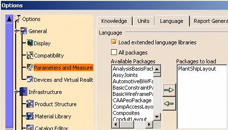 Using Knowledgeware Packages This task shows you how to load and use Knowledgeware packages (may also be known as dictionaries).