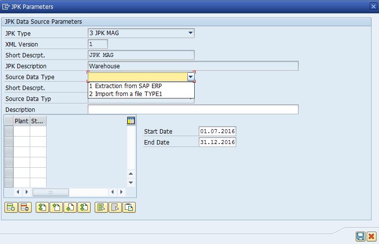 Note You can configure the list of data source types. The primary source is SAP ERP. You can also import a file by choosing the Import from file... data source type. Please note that the structure of the data in the file to import must match the structure of the resulting tables in SAP.