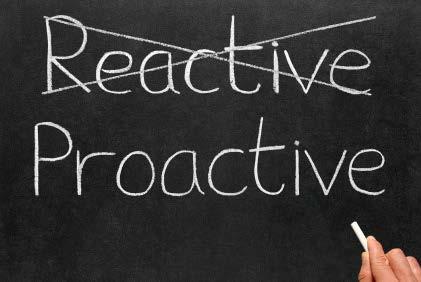 Be More Proactive.