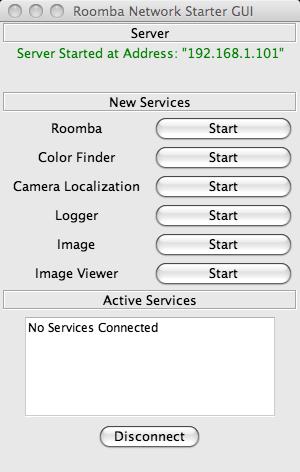 4 Running the Camera Localization Service This Module uses the Camera Localization Service, which is provided as part of the Roomba Network toolkit.