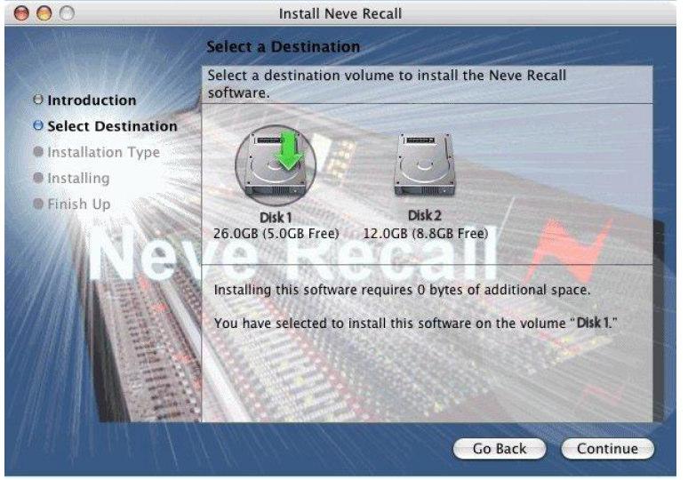 / Programs / Neve Recall / Neve Recall, or from the Recall icon on the Desktop.