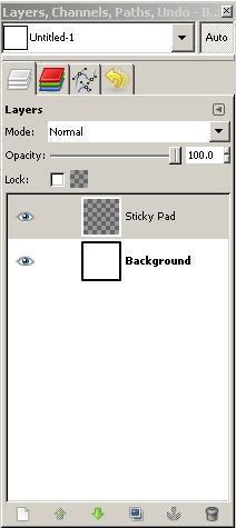 A new layer displays above the "Background" layer in the Layers palette. Step 3: From the Toolbox, select the Rectangle Select Tool.