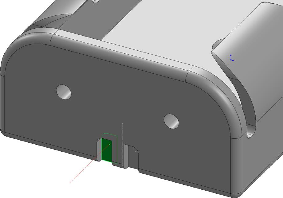 62 click left cutout face and Point, Fig. 63 click Keep Visible and OK, Fig. 62. The Push Pin on allows creation of another C Point. Step 4.