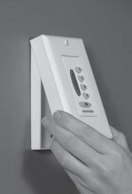 Installation The Platinum wireless wall switch can be installed either as a surface mount or a fl ush mount.