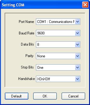 Click Search to search the hot-plugging USB printer. COM It is the serial port and related to the COM tab in Parameter Setting.