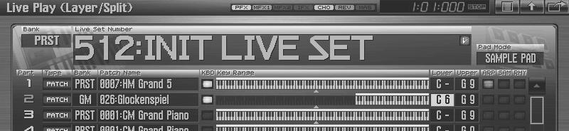 0-05b_e Piano only Piano + Bell You can also make settings so that the left and right regions of the keyboard play sounds separately without layering them (for example, bass in the left hand and
