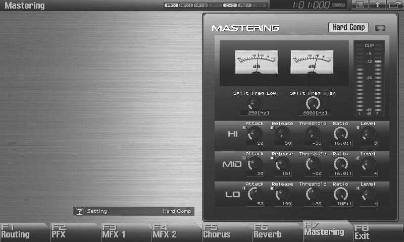 Mastering Mastering is the final state of song production, in which you apply a compressor and equalizer to add the final touches to the song.