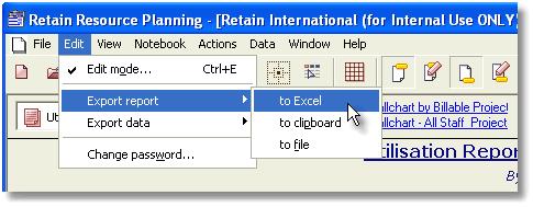 Introduction Exporting Reports Reports can be exported directly into Microsoft Excel, copied to the clipboard or saved as a text (TXT) file.