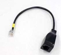 (Ethernet) Plug Ethernet cable into yellow bar on back of terminal base (see Picture#1.