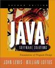 textbook. Java Software Solutions: Foundations of Program Design.