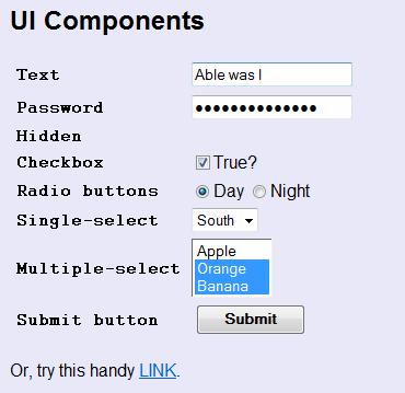 UIComponents EXAMPLE Build and test the
