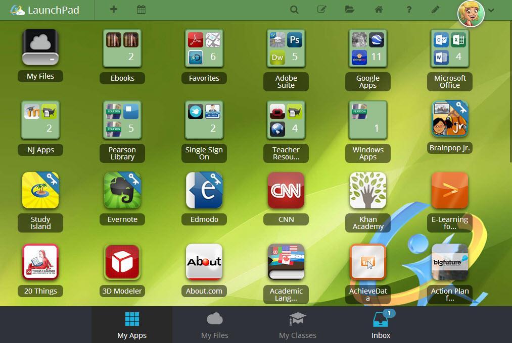 2. My Apps Welcome! The first thing you see when entering the LaunchPad is your personal cloud desktop.