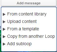 The folder that you select the loop from or create a new loop in will decide who has access to that loop.