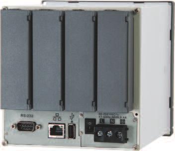 recording, or to turn the screen on or off Front Door - Key locked for security PPS-2000 Front View Back Panel Features Multiple slots for Input/Output modules PPS-1000 4 slots, 6 analog channels