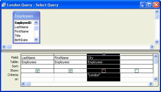 To move a field to a different position in a query, select the field, then click and drag it to the new location.