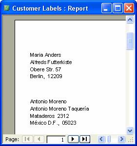 In this lesson, you will use the Label Wizard to create a set of mailing labels. Reports icon New button 1. Click the Reports icon in the Objects bar.