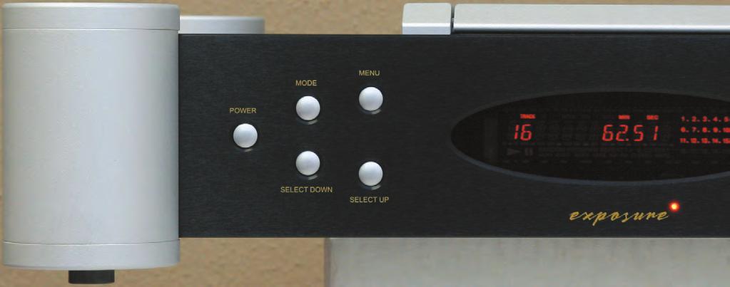 POWER Use this button on the front panel to switch the unit from standby to on or off.