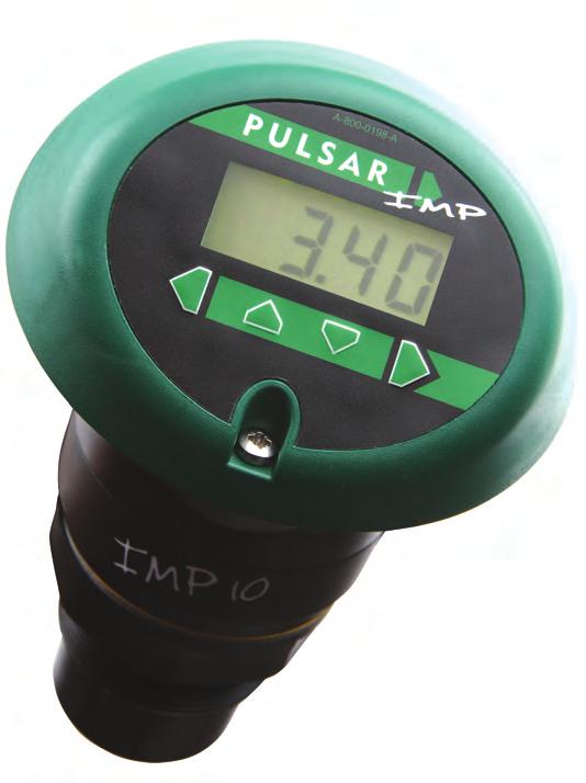 IMP: Self-contained ultrasonic level measurement without compromise Pulsar s IMP range is non-contacting ultrasonic level measurement without compromise.