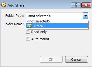 Step 1: Configure SAS Data Loader as a Virtual Machine 15 8 Select the drop-down menu in Folder Path, and then select Other.