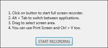 4.1.4.2 Start Recording On clicking Start Recording, the visual recorder