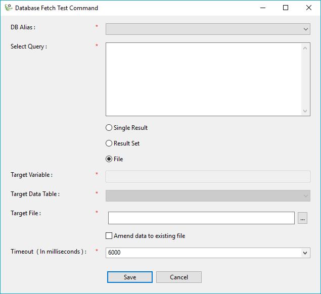 [Note: User needs to configure Database Preferences in the Settings menu under Configuration section.] 8.13.