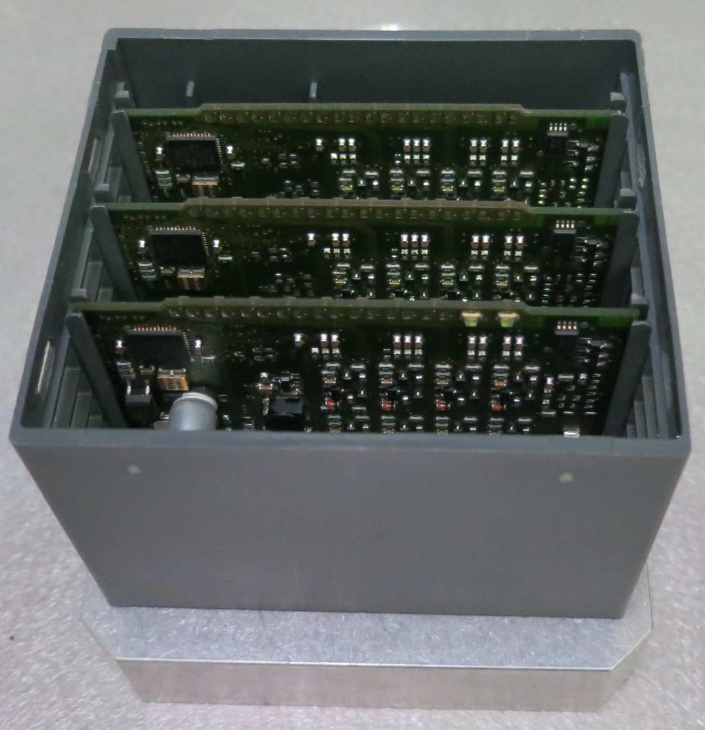 The assembly tree shown in the figure is a snapshot of the full PLC I/O module assembly. Assembling the housing and cover is a task, merging two sub-assemblies into the final product.