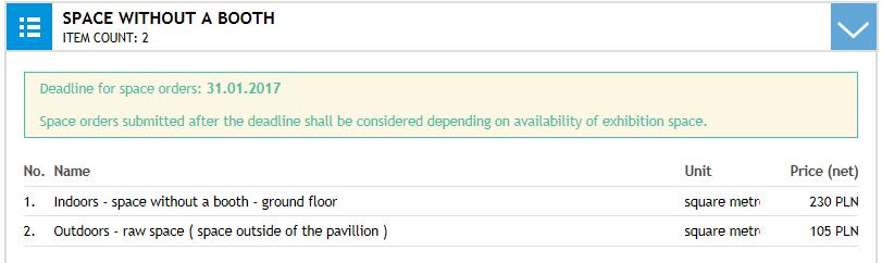 Below, an example of Exhibitor s application for the STANDARD registration fee. STEP 6 CHECK YOUR CART. REMEMBER!
