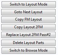 1) Select the version of the currently running FileMaker Pro Advanced application from the FM Version menu. 2) Click the Test FM Version button.