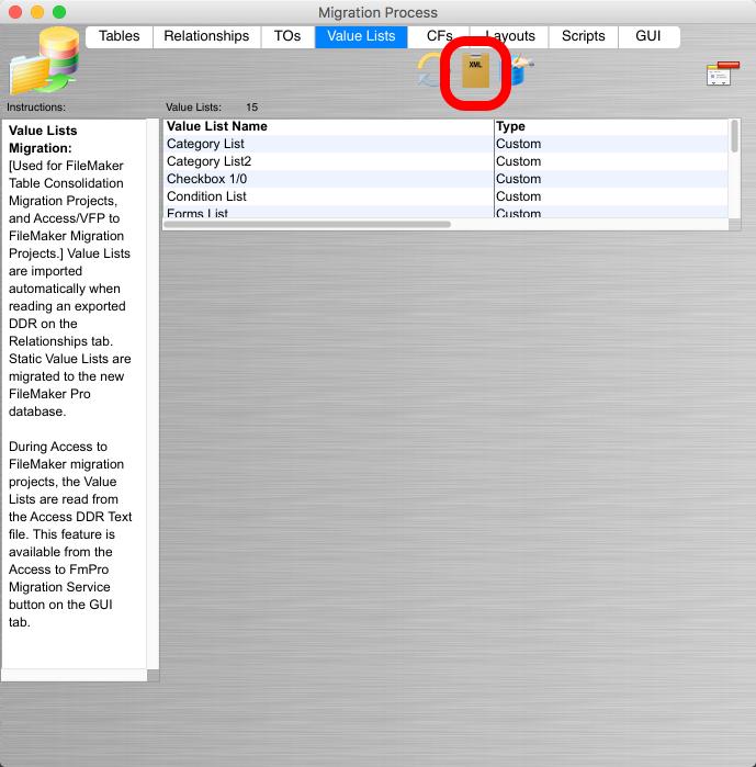 Step 7 - FileMaker 16 Copy Value Lists to Clipboard FileMaker Pro Advanced 16 adds a new feature enabling the copy & paste of Value Lists via the clipboard.