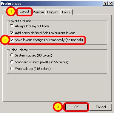 Step 7 - Automatically Save Layout Changes Preference (Windows) - [1st Time Setup Step] One of the important tasks listed in the WinAutomation Installation PDF file is to set the "Save layout changes