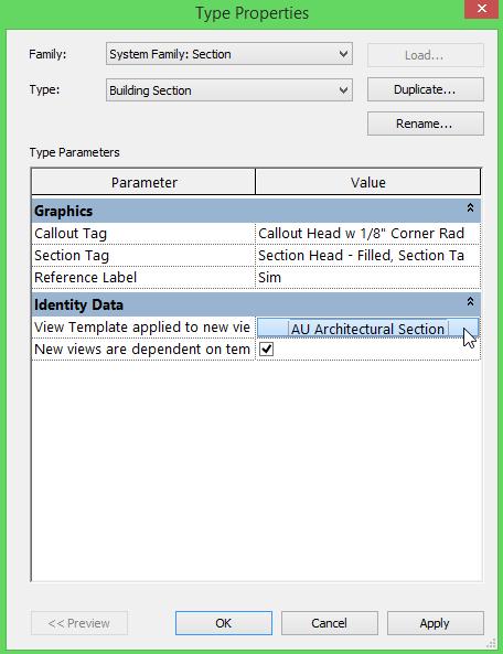 Duplicating View Types and Assigning View Templates to New View Types View Types can be duplicated to create new types View Templates can be applied and