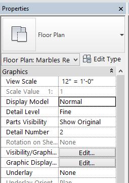 Marble Challenge In the Properties Palette for the Marble Hidden View Change the Display Model parameter to Normal