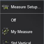 Setting Up Measurements Viewing Statistics Measure Setup Touch Measure in the top menu and then touch Measure Setup (or use the shortcut in the channel, math, or memory menu).