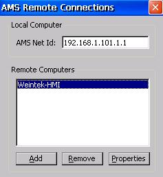 7. The AMS Net Id consists of six numbers separated by periods.