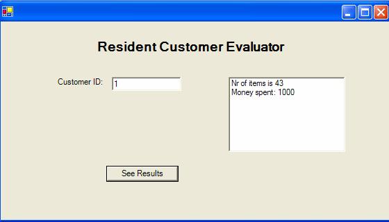 Figure 5.9 Original customer evaluator 5.5 Discount Evaluation Figure 5.10 Resident Customer evaluator The company wants to make some discounts to its resident customers.