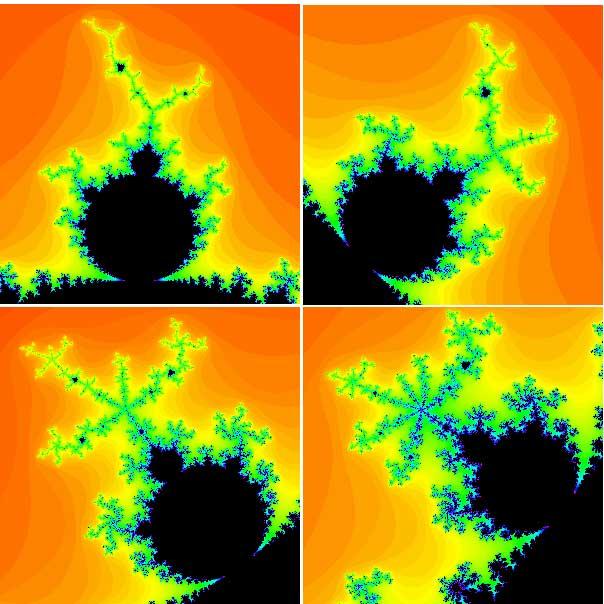 Mandelbrot Set - Bulbs Fractals in Nature and