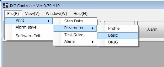 (1-7) Current step data No. (1-8) Communication status (1-1) Menu Menu is used to display each kind of window, printing, etc. There are four commands: "File", "View", "Window" and "Help".