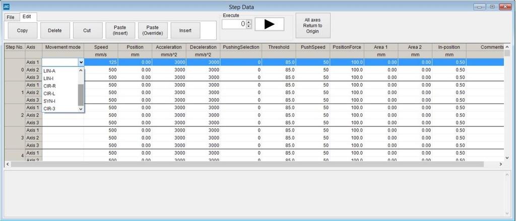 4.3 Step data setting The controller performs operations by selecting the positioning data, called step data, which has been predefined in the controller using external equipment such as a PLC.