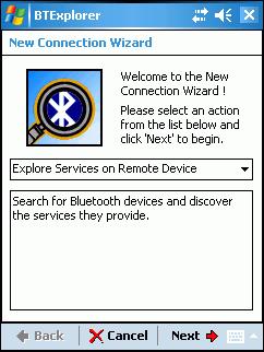 Using Bluetooth 3-5 Wizard Mode Wizard Mode provides a simple process for discovering and connecting to Bluetooth devices.