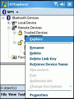 Using Bluetooth 3-9 Bonding with Discovered Device(s) A bond is a relationship created between the EDA and another Bluetooth device in order to exchange information in a secure manner.