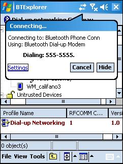 Using Bluetooth 3-17 10. In the User name: text box, enter the user name for this connection. 11.