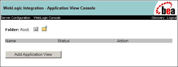 Creating an Application View Folder Figure 2-1 Application View Console Main Window 4. Double-click the new folder icon. The Add Folder window opens. Figure 2-2 Add Folder Window 5.