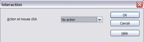 Tip A sound interaction can be also applied using the Effect Options dialog box (Figure 17).